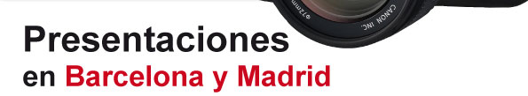 Presentaciones en Madrid y Barcelona