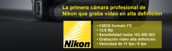La primera c&aacute;mara profesional  de Nikon que graba v&iacute;deo Full HD